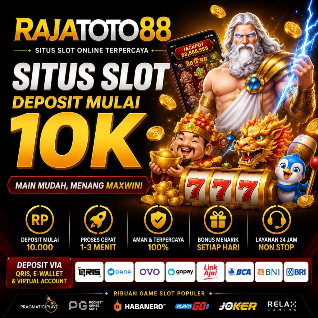 Rajatoto88 Situs Slot Online Modern dengan Deposit QRIS Cepat dan Praktis